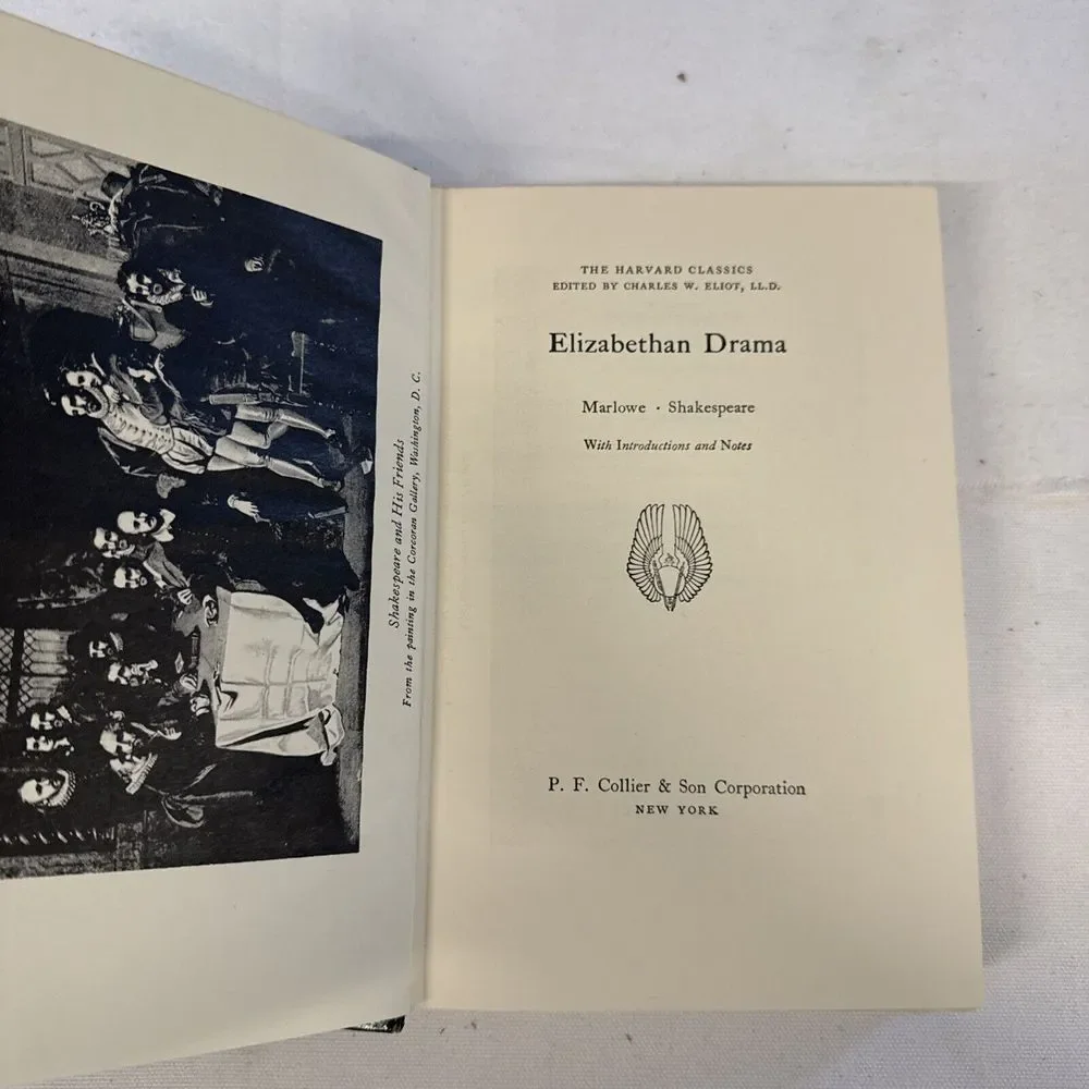 The Harvard‎ Classics Marlowe Shakespeare Deluxe Edition Veritas 1969 Hardcover